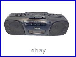 Panasonic RX-FS430 Boombox Cassette Tape Radio FM AM Portable Player Recorder