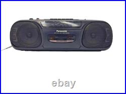 Panasonic RX-FS430 Boombox Cassette Tape Radio FM AM Portable Player Recorder