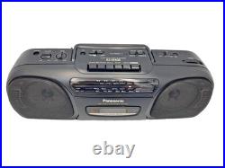 Panasonic RX-FS430 Boombox Cassette Tape Radio FM AM Portable Player Recorder Panasonic RX-FS430 Boombox Cassette Tape Radio FM AM Portable Player Recorder