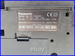 Panasonic RX-FS430 Boombox Cassette Tape Radio FM AM Portable Player Recorder