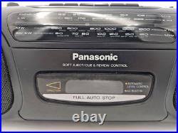 Panasonic RX-FS430 Boombox Cassette Tape Radio FM AM Portable Player Recorder