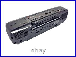 Panasonic RX-FT510 Boombox Dual Cassette Tape Radio Portable Player Recorder Vtg