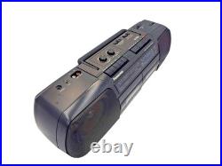 Panasonic RX-FT510 Boombox Dual Cassette Tape Radio Portable Player Recorder Vtg