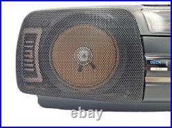 Panasonic RX-FT510 Boombox Dual Cassette Tape Radio Portable Player Recorder Vtg