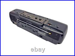 Panasonic RX-FT510 Boombox Dual Cassette Tape Radio Portable Player Recorder Vtg