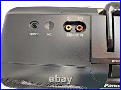 Panasonic RX-FT510 Boombox Dual Cassette Tape Radio Portable Player Recorder Vtg