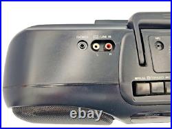 Panasonic RX-FT530 Boombox Dual Cassette Tape Radio Portable Player Recorder Vtg Panasonic RX-FT530 Boombox Dual Cassette Tape Radio Portable Player Recorder Vtg