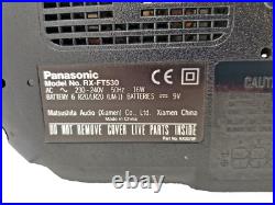 Panasonic RX-FT530 Boombox Dual Cassette Tape Radio Portable Player Recorder Vtg Panasonic RX-FT530 Boombox Dual Cassette Tape Radio Portable Player Recorder Vtg