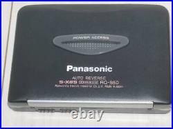 Panasonic S-XBS cassette player RQ-S50 operation confirmed