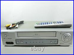 Philips Magnavox MVR 630 VHS VCR Player Video Cassette Recorder Refurbished