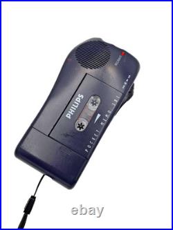 Philips Pocket Memo 381 LFH0381 Mini Cassette Dictaphone Dictation Machine Vtg