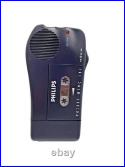 Philips Pocket Memo 381 LFH0381 Mini Cassette Dictaphone Dictation Machine Vtg