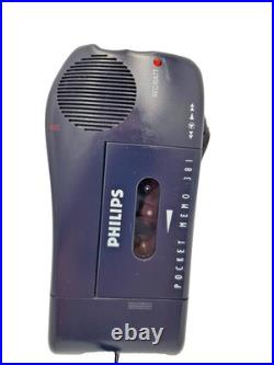 Philips Pocket Memo 381 LFH0381 Mini Cassette Dictaphone Dictation Machine Vtg