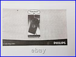 Philips Pocket Memo 381 LFH0381 Mini Cassette Dictaphone Dictation Machine Vtg