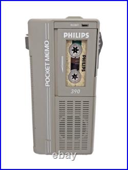 Philips Pocket Memo 390 LFH390 Mini Cassette Dictaphone Dictation Machine Vtg