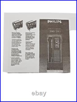 Philips Pocket Memo 390 LFH390 Mini Cassette Dictaphone Dictation Machine Vtg