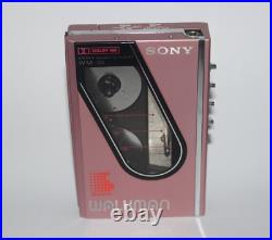 Pink Sony Walkman WM-30 in mint condition, refurbished and working perfectly Pink Sony Walkman WM-30 in mint condition, refurbished and working perfectly