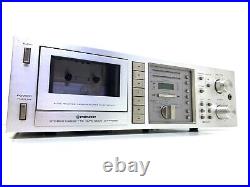 Pioneer CT-F1050 Rare 2 Motor Autoreverse Stereo Cassette Vintage 1980 Good Look