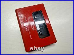 RARE RED Sony Walkman WM-2 Refurbished & New Gear FREE SHIPPING 80s Icon