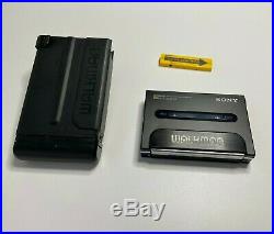 RARE SONY WALKMAN WM-501 DBB -RESTORED- Personal Cassette Player LOW SERIAL