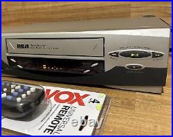 RCA VCR 4 HEAD VHS Recorder Player HI FI STEREO REFURBISHED VR637HF