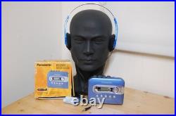 REFURBISHED Panasonic RQ-E20V Stereo Cassette Player Walkman New Belt Retro
