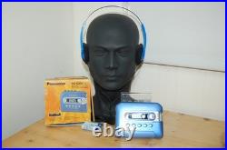 REFURBISHED Panasonic RQ-E20V Stereo Cassette Player Walkman New Belt Retro