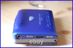 REFURBISHED Panasonic RQ-X11 Stereo Cassette Player Walkman New Belt Retro Blue