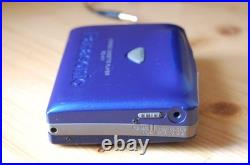 REFURBISHED Panasonic RQ-X11 Stereo Cassette Player Walkman New Belt Retro Blue