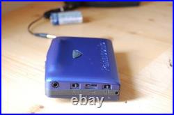 REFURBISHED Panasonic RQ-X15 Stereo Cassette Player Walkman New Belt Retro Blue