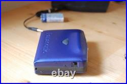 REFURBISHED Panasonic RQ-X15 Stereo Cassette Player Walkman New Belt Retro Blue