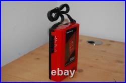 REFURBISHED Sanyo M-G7SP Stereo Cassette Player Walkman with Speakers Vintage