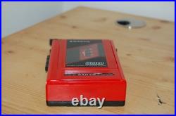 REFURBISHED Sanyo M-G7SP Stereo Cassette Player Walkman with Speakers Vintage