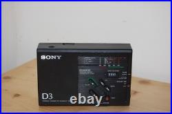REFURBISHED Sony TC-D3 Stereo Cassette-Corder Walkman SERVICED Vintage WM-D3
