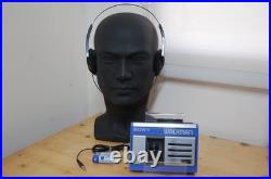 REFURBISHED Sony WM-33 Walkman Stereo Cassette Player Retro Vintage NEW BELT