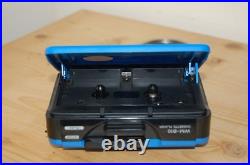 REFURBISHED Sony WM-B10 Stereo Cassette Player Walkman Blue New Belt Vintage