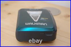 REFURBISHED Sony WM-EX170 Stereo Cassette Player Walkman GREEN New Belt Vintage REFURBISHED Sony WM-EX170 Stereo Cassette Player Walkman GREEN New Belt Vintage