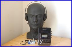 REFURBISHED Sony WM-F2081 Stereo Cassette Player Walkman Retro New Belt Vintage