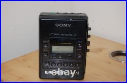 REFURBISHED Sony WM-F2081 Stereo Radio Cassette Player Walkman Retro New Belt