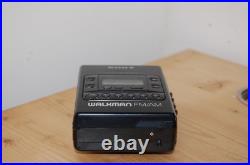 REFURBISHED Sony WM-F2081 Stereo Radio Cassette Player Walkman Retro New Belt