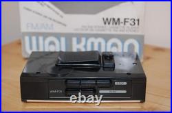REFURBISHED Sony WM-F31 Walkman Stereo Cassette Player BOXED Vintage NEW BELT