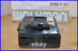 REFURBISHED Sony WM-F31 Walkman Stereo Cassette Player BOXED Vintage NEW BELT