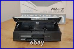 REFURBISHED Sony WM-F31 Walkman Stereo Cassette Player BOXED Vintage NEW BELT