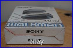 REFURBISHED Sony WM-F31 Walkman Stereo Cassette Player BOXED Vintage NEW BELT