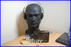 REFURBISHED Sony WM-F66 Stereo Cassette-Corder Walkman FM/AM Radio Vintage Rare