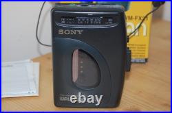 REFURBISHED Sony WM-FX21 Stereo Radio Cassette Player Walkman Retro New Belt