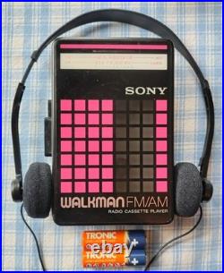 REFURBISHED Sony Walkman WM-BF22 Pink Personal Stereo NEW BELT