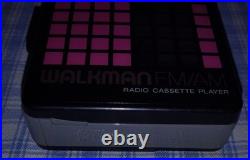 REFURBISHED Sony Walkman WM-BF22 Pink Personal Stereo NEW BELT