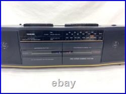 (REFURBISHED) Toshiba RT-8038 Boombox Ghettoblaster Dual Cassette Player/Record (REFURBISHED) Toshiba RT-8038 Boombox Ghettoblaster Dual Cassette Player/Record