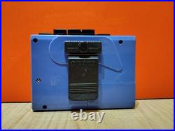REFURBISHED Vintage Sony Walkman Blue WM-33 NEW BELTS Cassette Player